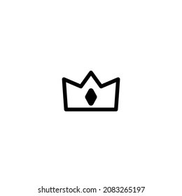 Crown icon simple vector perfect illustration