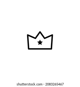 Crown icon simple vector perfect illustration