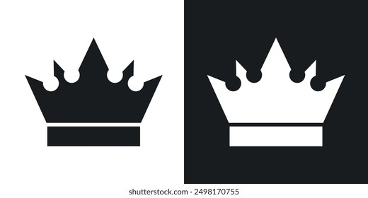 Crown icon in solid style