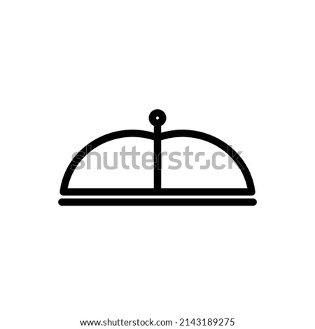 Crown icon. suitable for power symbol, legitimacy, immortality, glory, prosperity, glory. line icon style. simple design editable. Design template vector