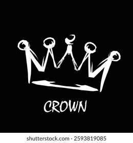 crown icon symbol illutration design simple