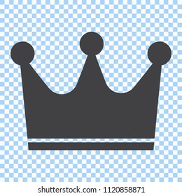 Crown icon symbol vector