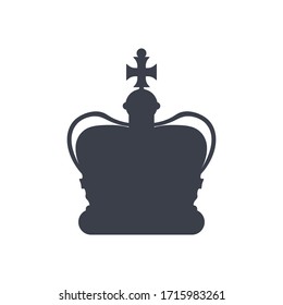 Crown icon symbol. Vector illustration.