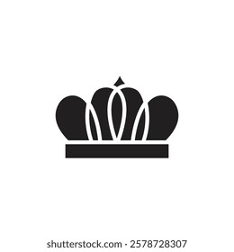 Crown icon Thin line art collection