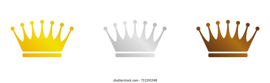 Crown icon ( three colors)
