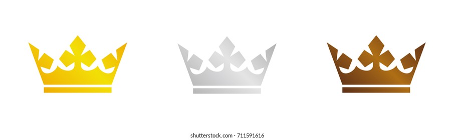 Crown icon ( three colors)