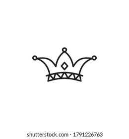 Crown Icon In Trendy Design Vector Eps 10