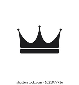 crown icon in trendy flat style 