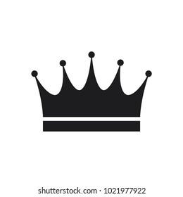 crown icon in trendy flat style 