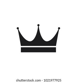 crown icon in trendy flat style 