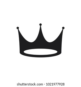 crown icon in trendy flat style 