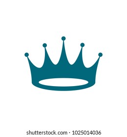 crown icon in trendy flat style 