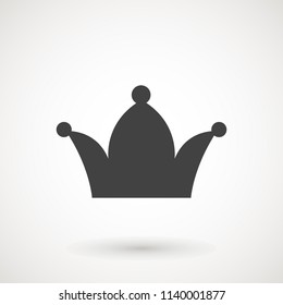 Crown Icon in trendy flat style isolated on white background. Crown symbol for your web site design, logo, app, UI. Vector illustration, EPS10.