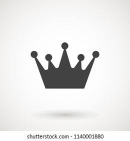 Crown Icon in trendy flat style isolated on white background. Crown symbol for your web site design, logo, app, UI. Vector illustration, EPS10.