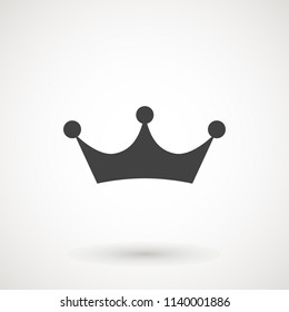 Crown Icon in trendy flat style isolated on white background. Crown symbol for your web site design, logo, app, UI. Vector illustration, EPS10.