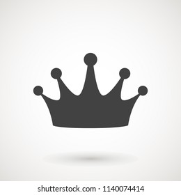 Crown Icon in trendy flat style isolated on white background. Crown symbol for your web site design, logo, app, UI. Vector illustration, EPS10