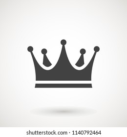 Crown Icon in trendy flat style isolated on white background. Crown symbol for your web site design, logo, app, UI. Vector illustration, EPS10