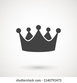 Crown Icon in trendy flat style isolated on white background. Crown symbol for your web site design, logo, app, UI. Vector illustration, EPS10