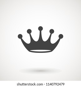 Crown Icon in trendy flat style isolated on white background. Crown symbol for your web site design, logo, app, UI. Vector illustration, EPS10