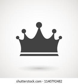 Crown Icon in trendy flat style isolated on white background. Crown symbol for your web site design, logo, app, UI. Vector illustration, EPS10