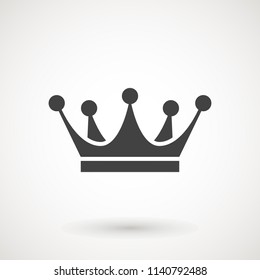 Crown Icon in trendy flat style isolated on white background. Crown symbol for your web site design, logo, app, UI. Vector illustration, EPS10