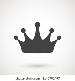 Crown Icon in trendy flat style isolated on white background. Crown symbol for your web site design, logo, app, UI. Vector illustration, EPS10