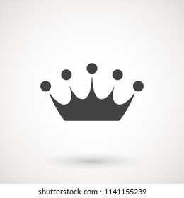 Crown Icon in trendy flat style isolated on white background. Crown symbol for your web site design, logo, app, UI. Vector illustration, EPS10