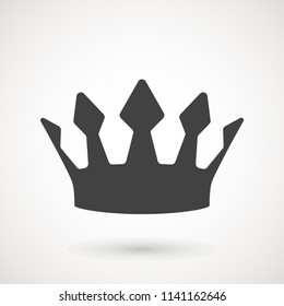 Crown Icon in trendy flat style isolated on white background. Crown symbol for your web site design, logo, app, UI. Vector illustration, EPS10
