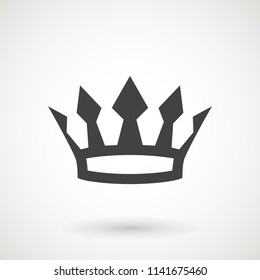Crown Icon in trendy flat style isolated on white background. Crown symbol for your web site design, logo, app, UI. Vector illustration, EPS10