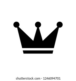 Crown Icon in trendy flat style for your web site design, logo, app, UI. Vector illustration, EPS10.