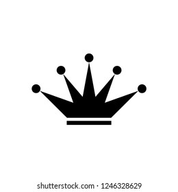 Crown icon in trendy flat style for your web site design, logo, app, UI. Vector illustration, EPS10.