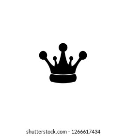 Crown Icon in trendy flat style isolated on white background. Vector illustration.