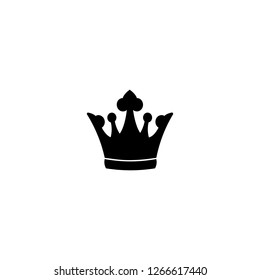 Crown Icon in trendy flat style isolated on white background. Vector illustration.
