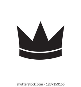crown icon in trendy flat style 