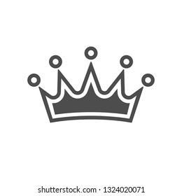 Crown Icon in trendy flat style isolated on white background. Crown symbol for your web site design, logo, app, UI. Vector illustration, EPS10