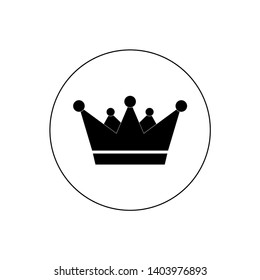 Crown Icon in trendy flat style isolated on grey background. Crown symbol for your web site design, logo, app, UI. Vector illustration, EPS10.