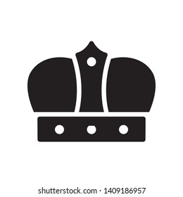 Crown icon in trendy flat style design. Vector graphic illustration. Crown symbol for website design, logo, app, and ui. EPS 10.
