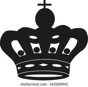 Crown Icon in trendy flat style isolated on white background. Crown symbol Vector illustration EPS10.