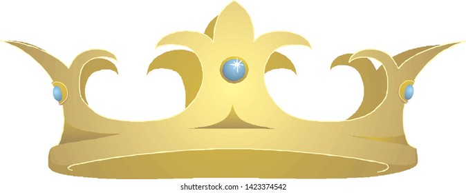 Crown Icon in trendy flat style isolated on white background. Crown symbol Vector illustration EPS10.