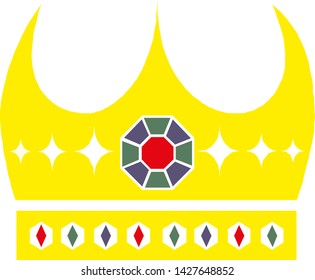 Crown Icon in trendy flat style isolated on white background. Crown symbol Vector illustration EPS10.