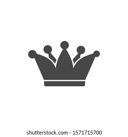Crown Icon in trendy flat style isolated on grey background. Crown symbol for your web site design, logo, app, UI. Vector illustration