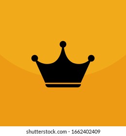 Crown Icon in trendy flat style