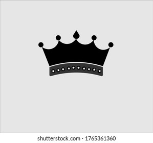 Crown Icon in trendy flat style, Crown symbol, Vector illustration.eps 10