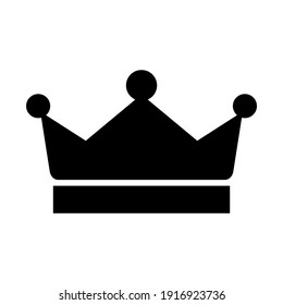 Crown Icon in trendy flat style isolated on white background. Crown symbol for your website design, logo, app, UI. Vector illustration.