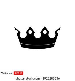Crown Icon in trendy flat style isolated on white background. Crown symbol for your web site design, logo, app, UI. Vector illustration.