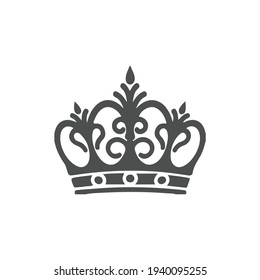 Crown Icon in trendy flat style isolated. Crown symbol for your web site design, logo, app. Vector illustration