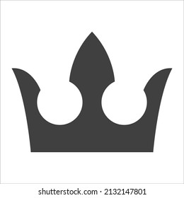 Crown icon in trendy flat style isolated on white background. Crown symbol for your web site design, logo, app, UI. Vector illustration, EPS10
