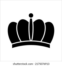 Crown Icon in trendy flat style. Crown symbol for your web site design, logo, app, UI. Vector illustration on white background