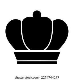 Crown Icon in trendy flat style isolated on white background..eps