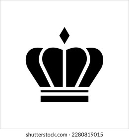 Crown Icon in trendy flat style. Crown symbol for your web site design, logo, app, UI. Vector illustration on white background